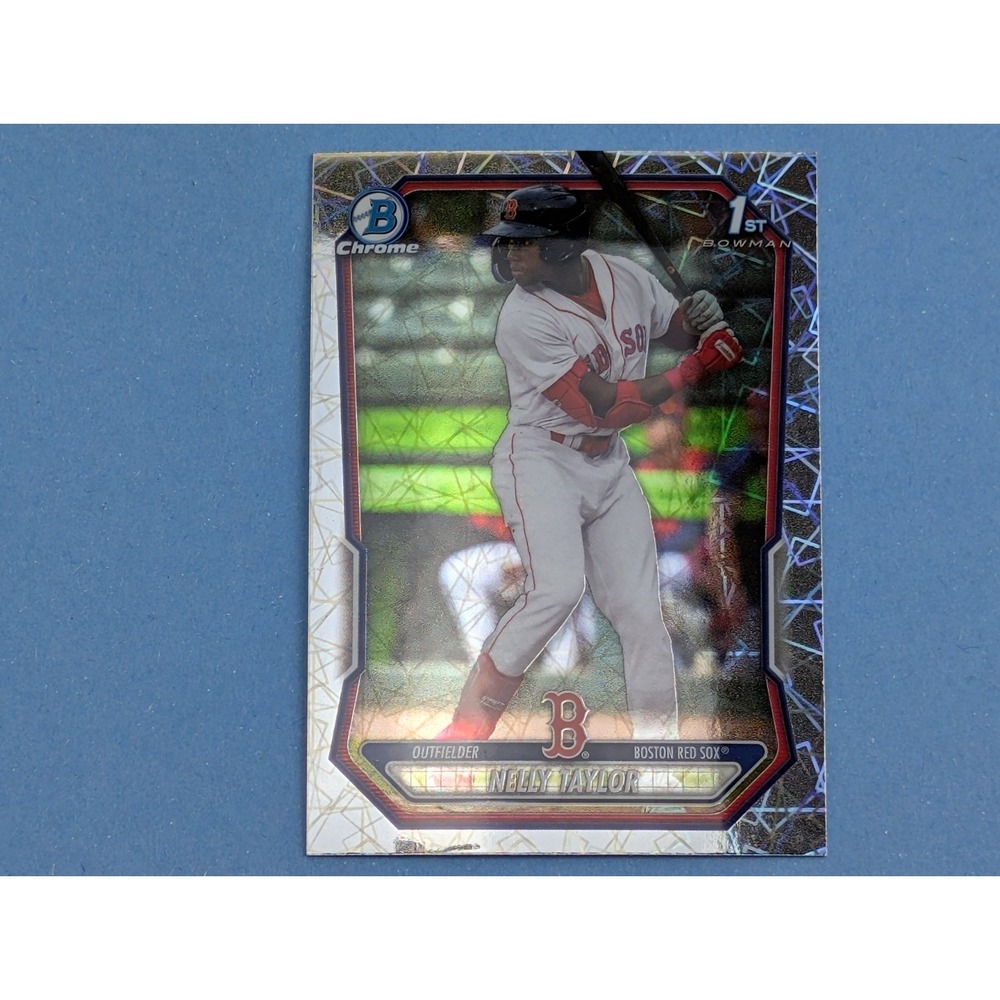 2026 Bowman Chrome Nelly Taylor BCP65 Lazer Refractor Red Sox